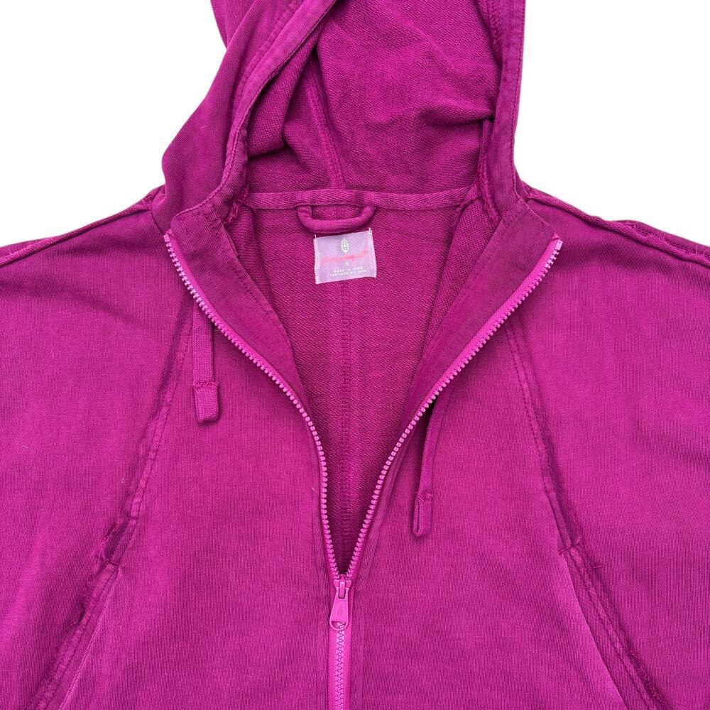 NWT Free People Movement Only One Zip Up Hoodie Size S Magenta Disco - Picture 10 of 14